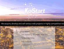 Tablet Screenshot of kostart.com